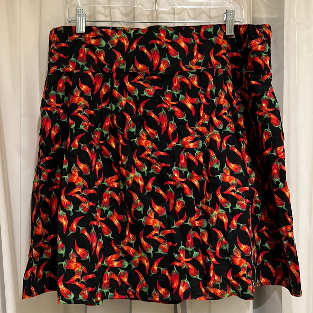 Hot pepper pleated skirt size Xl harvest skirt